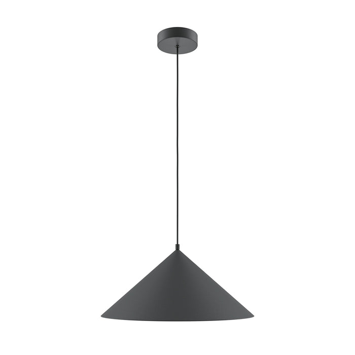 Lampadario Moderno Basic Colors Metallo Nero 1 E27 Ip20