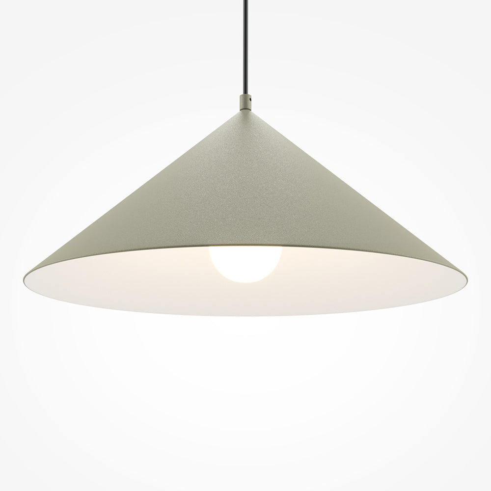 Lampada A Sospensione Moderno Basic Colors 1 Luce E27 40W Metallo Grigio Ip20