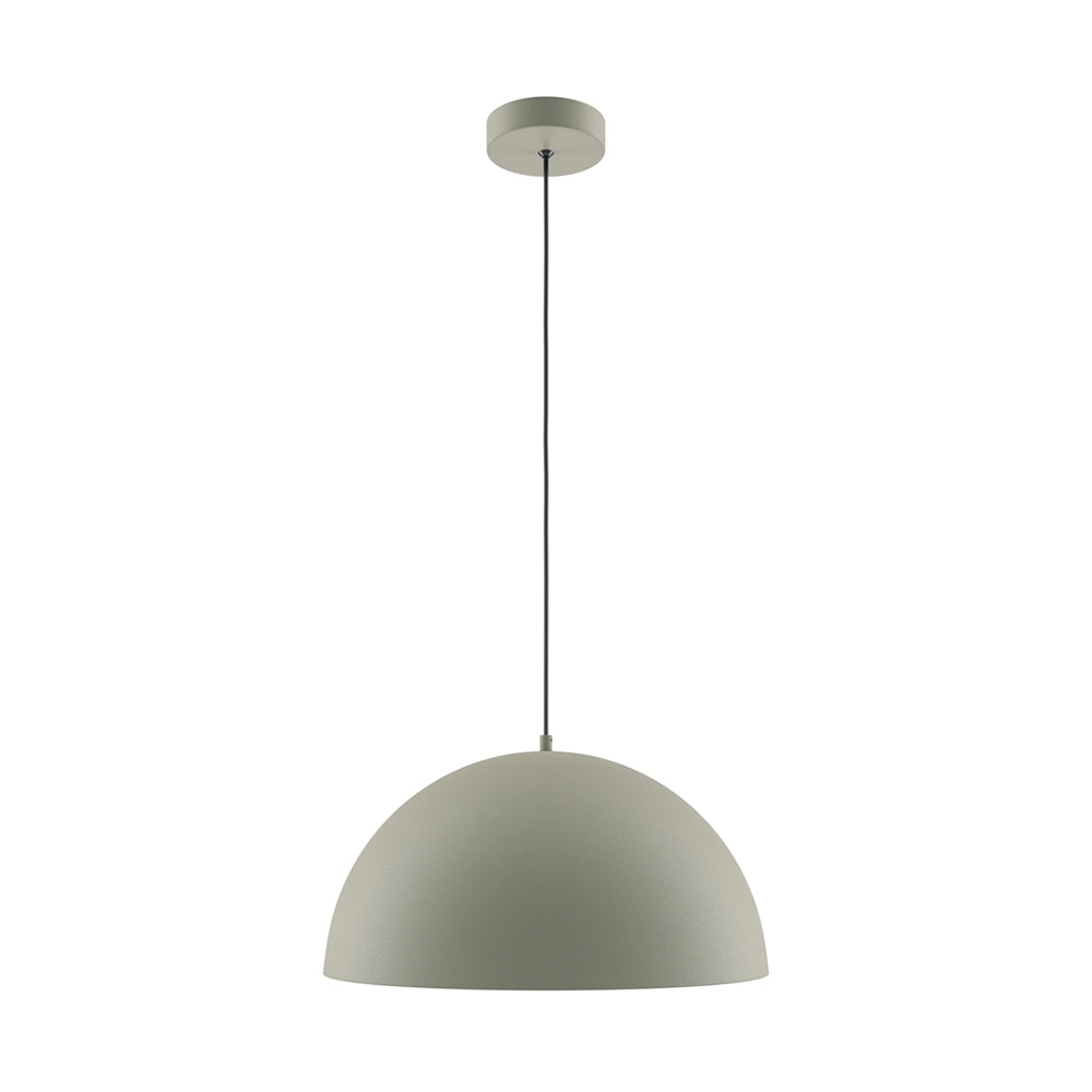 Lampadario Moderno Basic Colors Metallo Grigio 1 E27 Ip20 D35