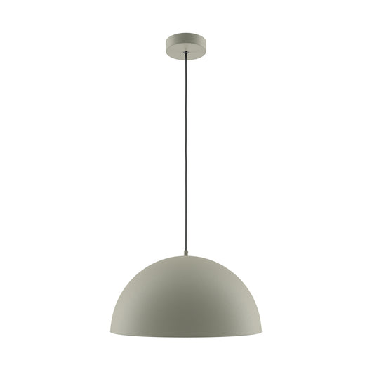 Lampadario Moderno Basic Colors Metallo Grigio 1 E27 Ip20 D35