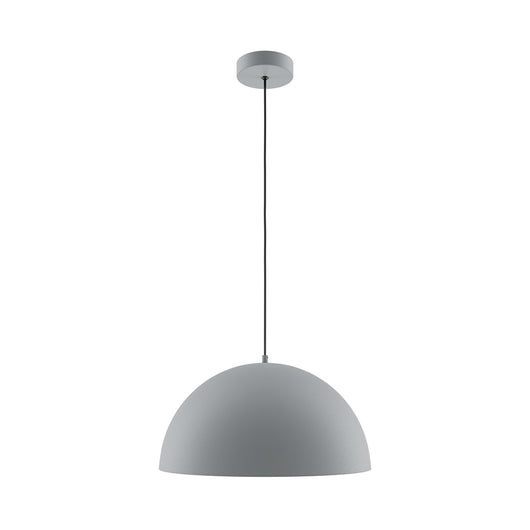 Lampadario A Sospensione Moderno Basic Colors Luce E27 40W Metallo Grigio Ip20