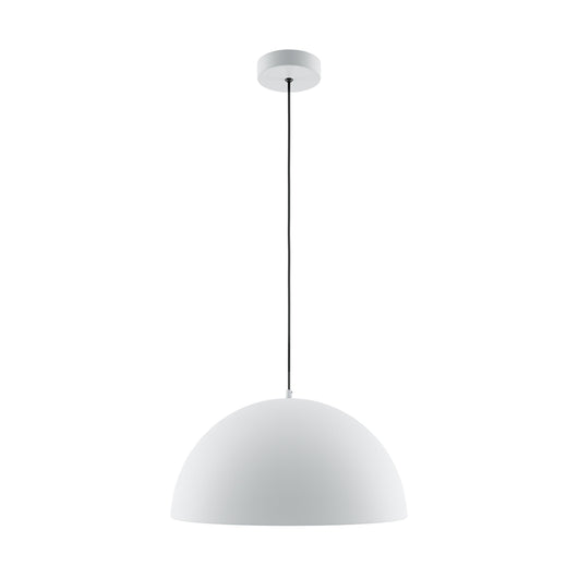 Lampadario Moderno Basic Colors Metallo Bianco 1 E27 Ip20