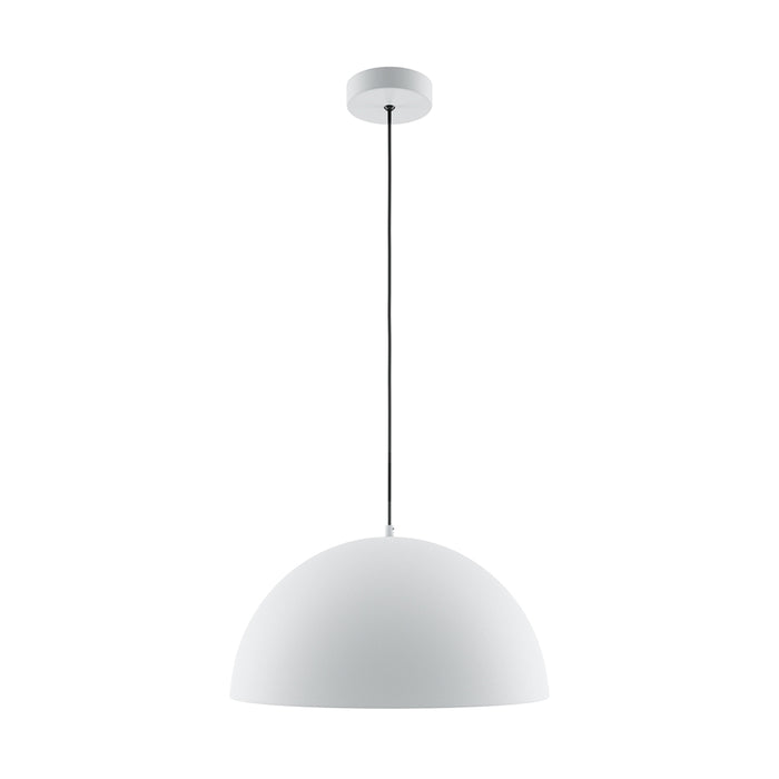 Lampadario Moderno Basic Colors Metallo Bianco 1 E27 Ip20
