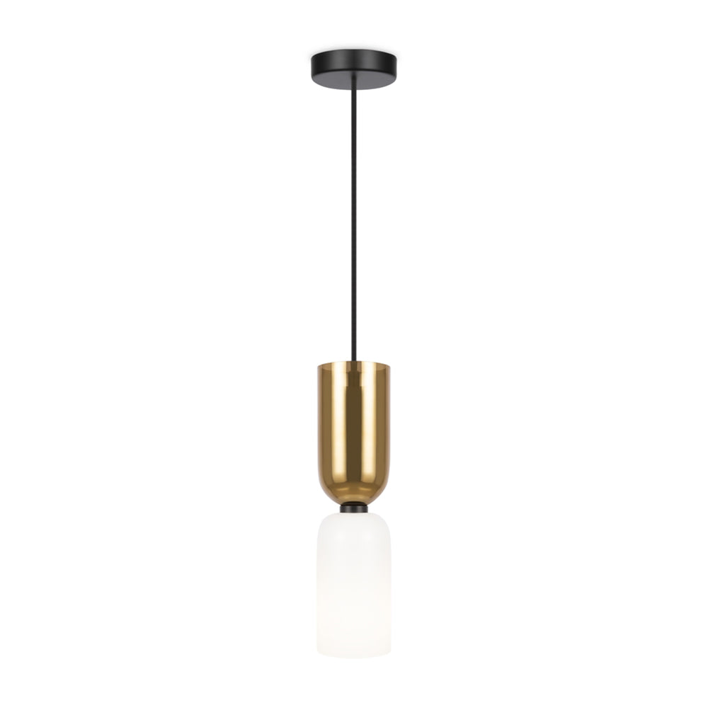 Lampada A Sospensione Moderno Memory 1 Luce E14 40W Metallo Nero Ip20