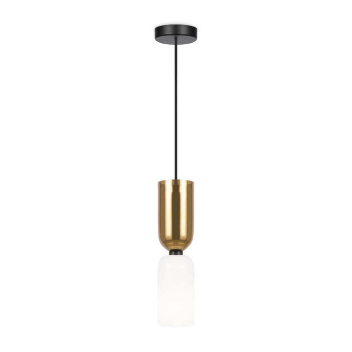 Lampada A Sospensione Moderno Memory 1 Luce E14 40W Metallo Nero Ip20