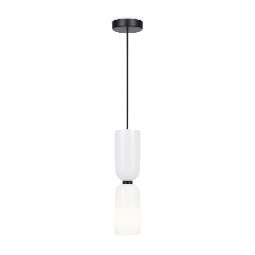 Lampadario A Sospensione Moderno Memory Luce E14 40W Metallo Nero Ip20