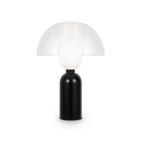 Lampada Da Tavolo Moderna Memory Metallo Nero 1 E14 Ip20