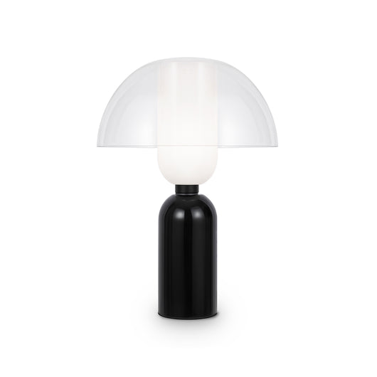 Lampada Da Tavolo Moderna Memory Metallo Nero 1 E14 Ip20