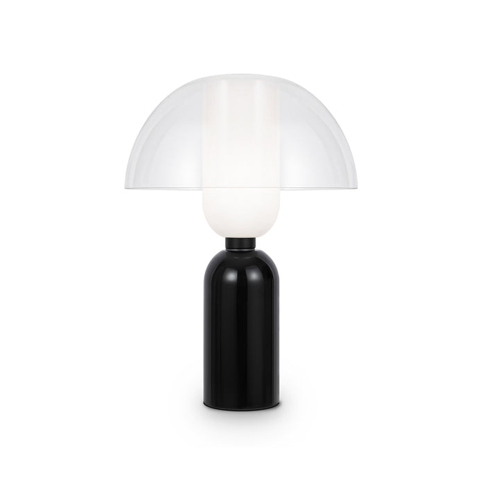 Lampada Da Tavolo Moderna Memory Metallo Nero 1 E14 Ip20
