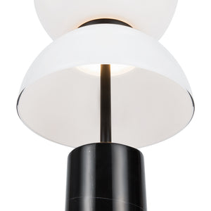 Lampada Da Tavolo Moderna Kyoto Led Integrato 11W Metallo Nero Ip20