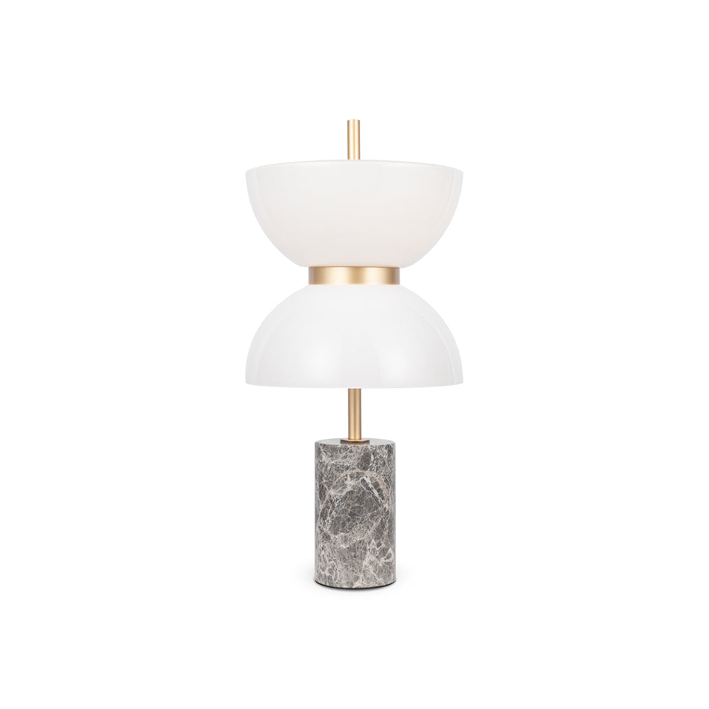 Lampada Da Tavolo Moderna Kyoto Metallo Grigio Led Integrato 11W Ip20