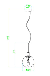 Sospensione Contemporanea Erich Metallo Oro Rosa 1 Luce E Diffusore Bianco