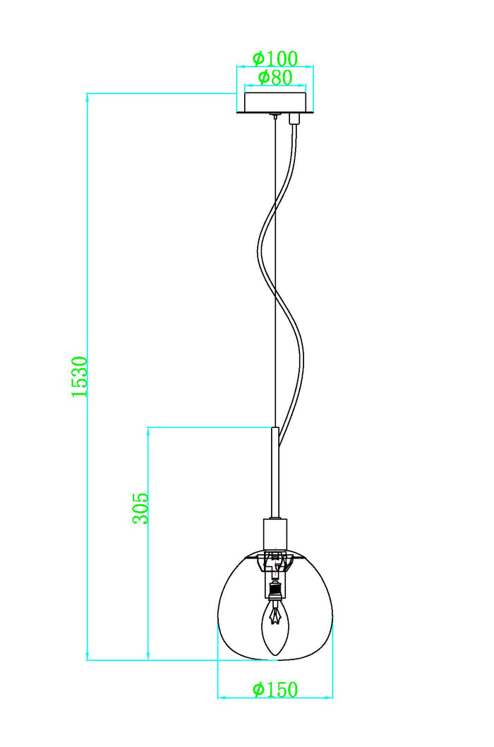 Sospensione Contemporanea Erich Metallo Nichel 1 Luce E Diffusore Bianco