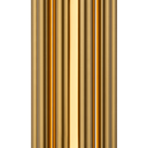 Applique Contemporanea Sonata Led Alluminio Ottone Diffusore Vetro Oro