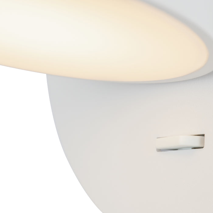 Applique Da Parete Moderno Pixel Metallo Bianco Acrilico 1 Luce Led 7W