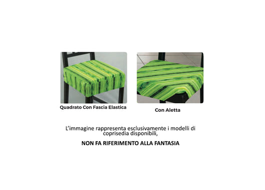 Set Cuscini Coprisedia Imbottiti Cinigliati Sfoderabili Modello Ortles - Fascia Quadrata 2Pz - Ortles