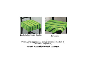 Set Cuscini Coprisedia Imbottiti Cinigliati Sfoderabili Modello Floreale Sunlight Made In Italy - Aletta 6Pz - Sunlight