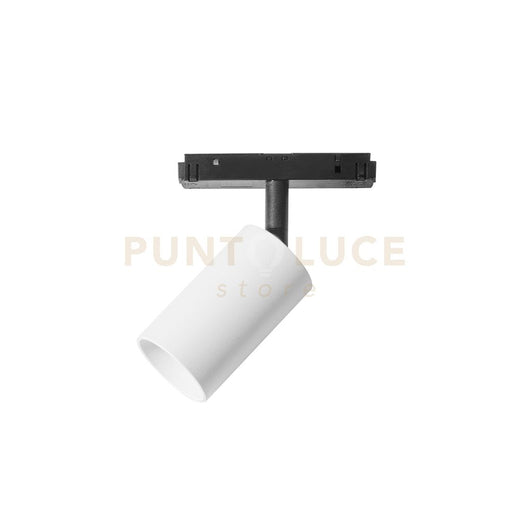 MODENA SP/P - FARETTO PROIETTORE REGOLABILE BIANCO PER BINARI 48V INCASTRO MAGNETICO LED 3000K 502LM 8W