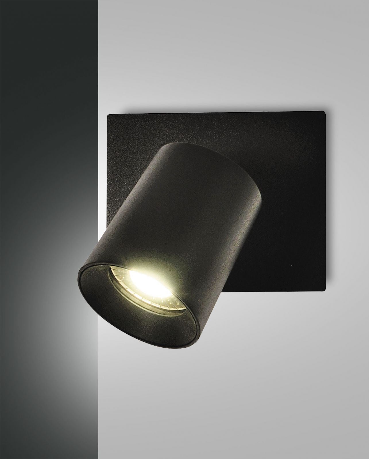 MODO SPOT  NERO 1 LUCE ALLUMINIO SPAZZOLATO ORIENTABILE  ATTACCO GU10 IP20