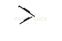 MODULO LED ANGOLARE ORIZZONTALE NERO 3000K 1872LM 24W 32+32CM