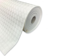 Mollettone Copritavolo Gommato Antiscivolo Protezione Tavolo Colore Bianco - 140x140 - Bianco