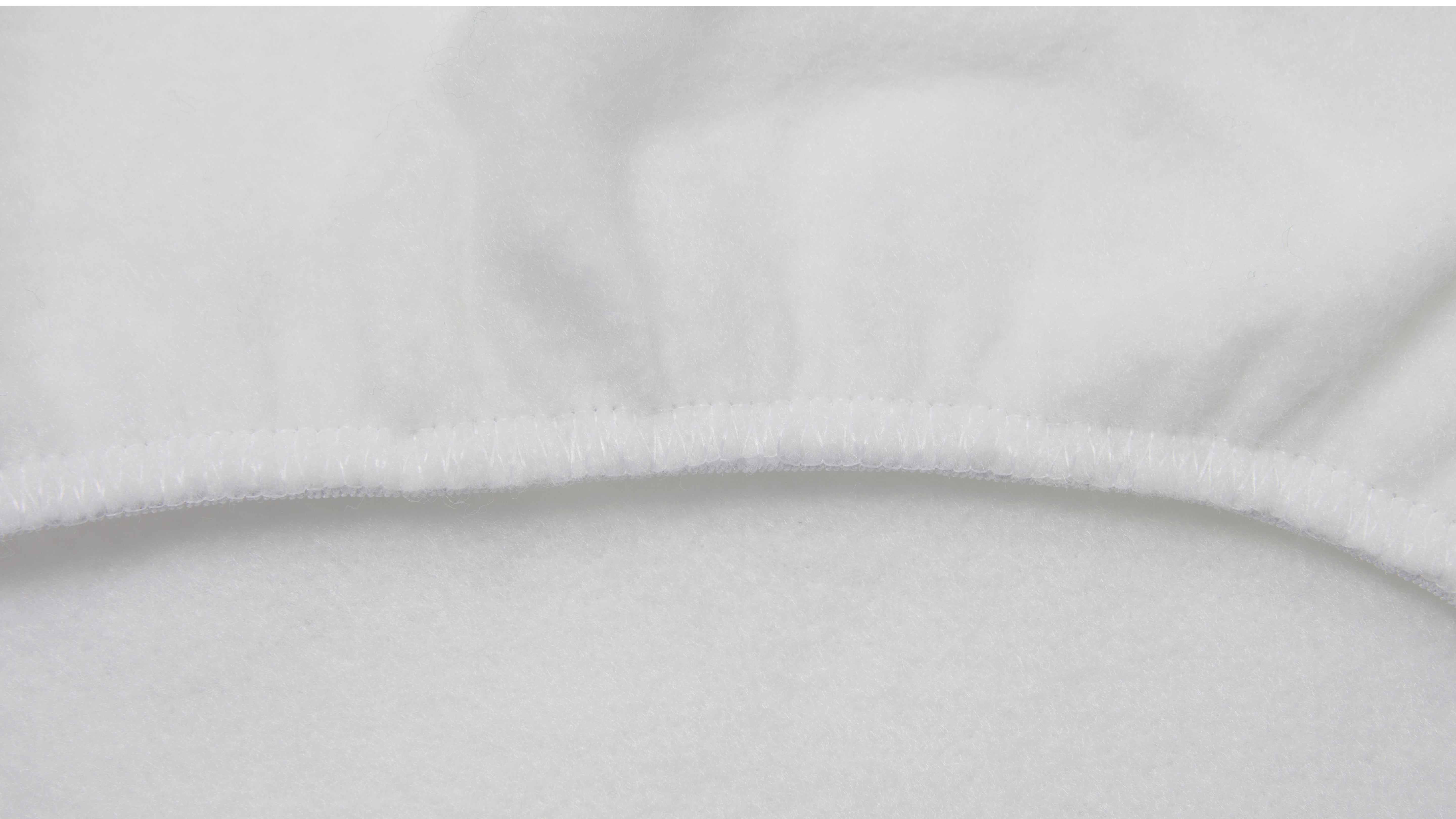 Copritavolo Mollettone SalvaTavolo SottoTovaglia Protezione Macchie Feltro Bianco Elastico Sul Bordo Made In Italy - 90x150 - Bianco