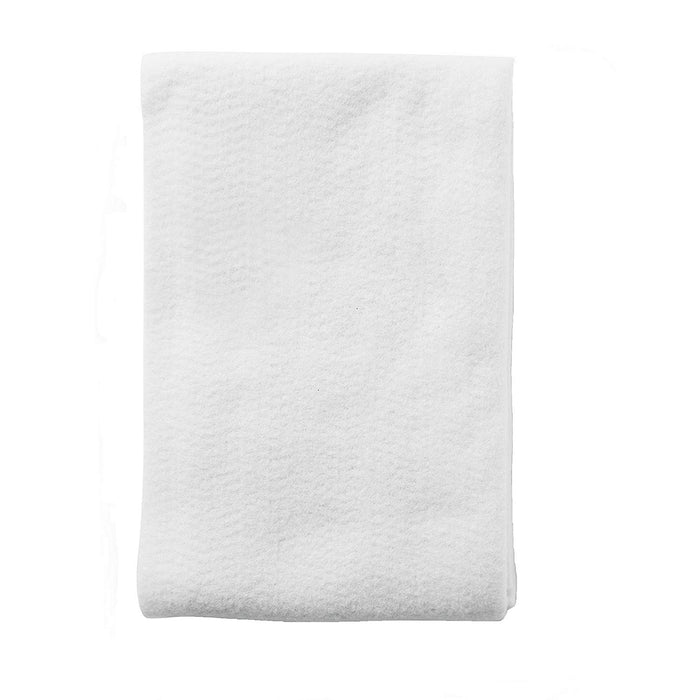 Copritavolo Mollettone SalvaTavolo SottoTovaglia Protezione Macchie Feltro Bianco Elastico Sul Bordo Made In Italy - 75x75 - Bianco