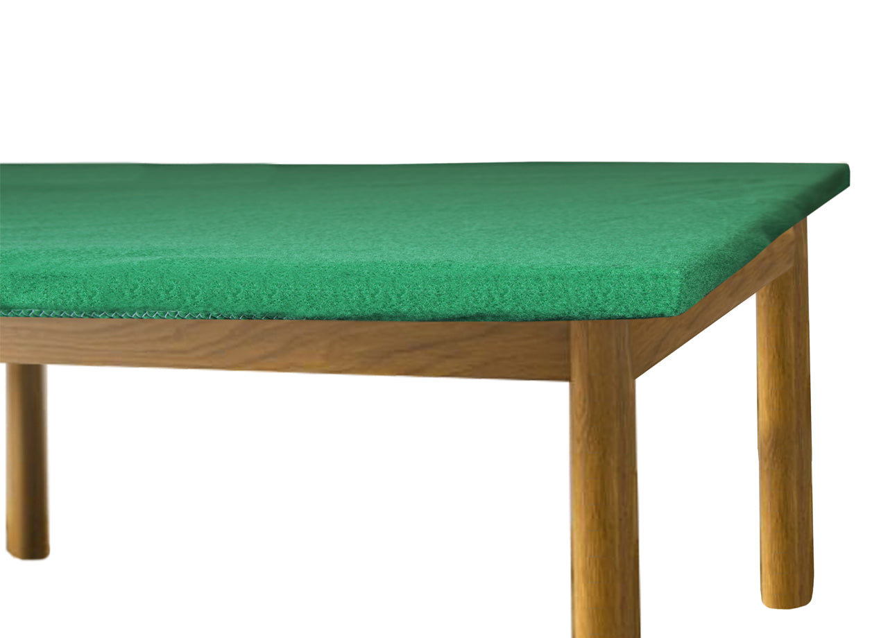 Copritavolo Sotto Tovaglia Verde Panno Carte Poker Tappeto Giochi Da Tavolo - diam. 135cm - Poker