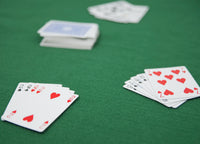 Copritavolo Sotto Tovaglia Verde Panno Carte Poker Tappeto Giochi Da Tavolo - 135x135cm - Poker