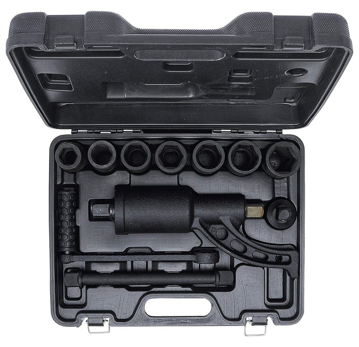 MOLTIPLICATORE DI FORZA CHIAVE SVITA BULLONI RUOTE CAMION TRATTORI CON 7 BUSSOLE