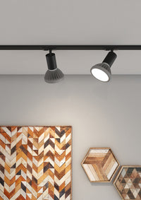 Modulo Spot Moderno Mono Amos Metallo Nero 1 Luce E27