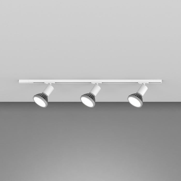 Kit Binario Moderno Mono Amos Kit Metallo Bianco 3 Luci E27