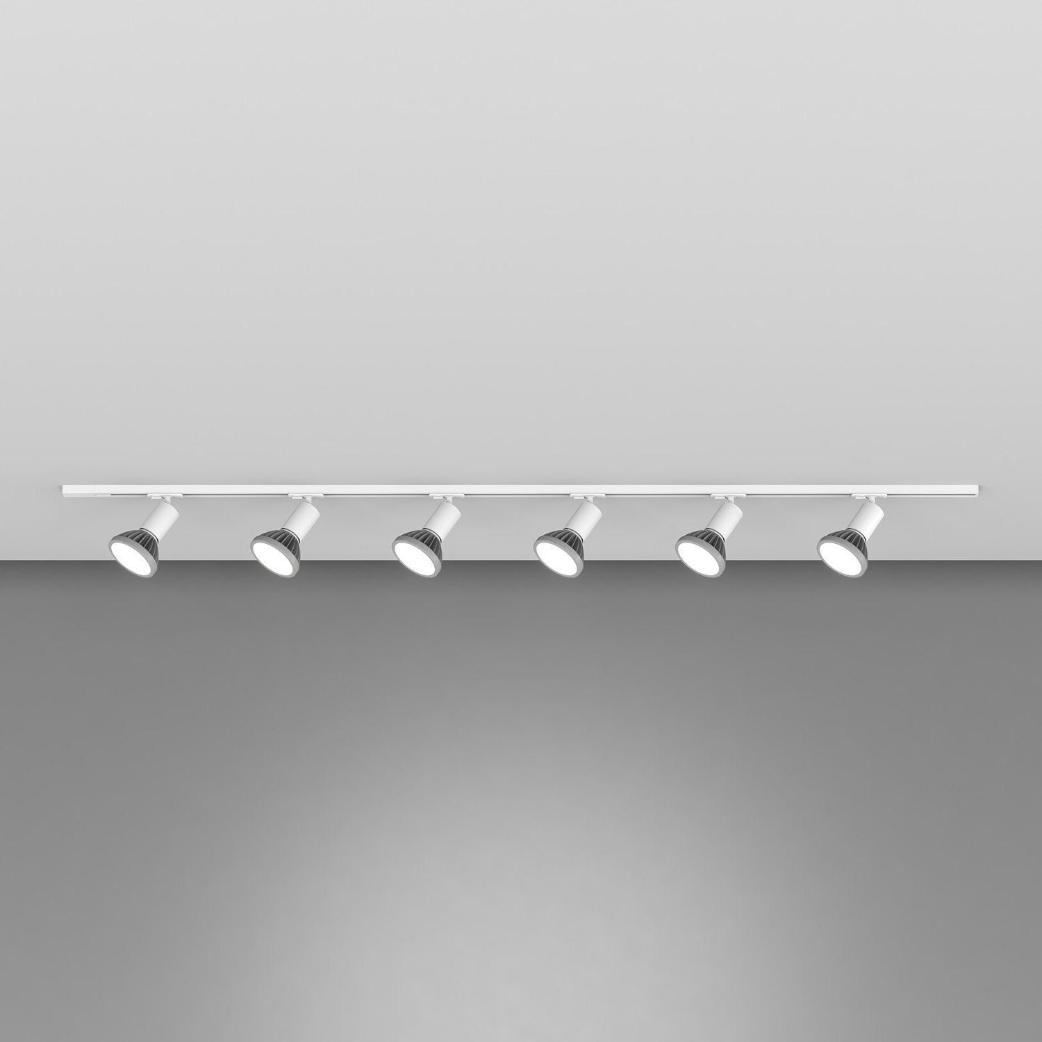 Kit Binario Moderno Mono Amos Kit Metallo Bianco 6 Luci E27