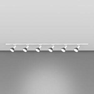 Kit Binario Moderno Mono Amos Kit Metallo Bianco 6 Luci E27