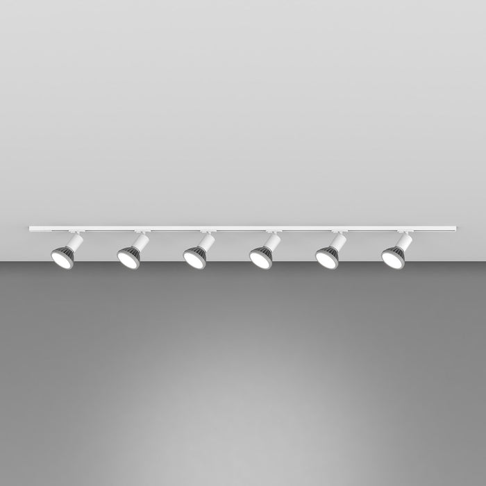 Kit Binario Moderno Mono Amos Kit Metallo Bianco 6 Luci E27