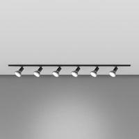 Kit Binario Moderno Mono Amos Kit Metallo Nero 6 Luci E27