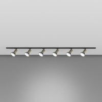 Kit Binario Moderno Mono Amos Kit Metallo Oro 6 Luci E27