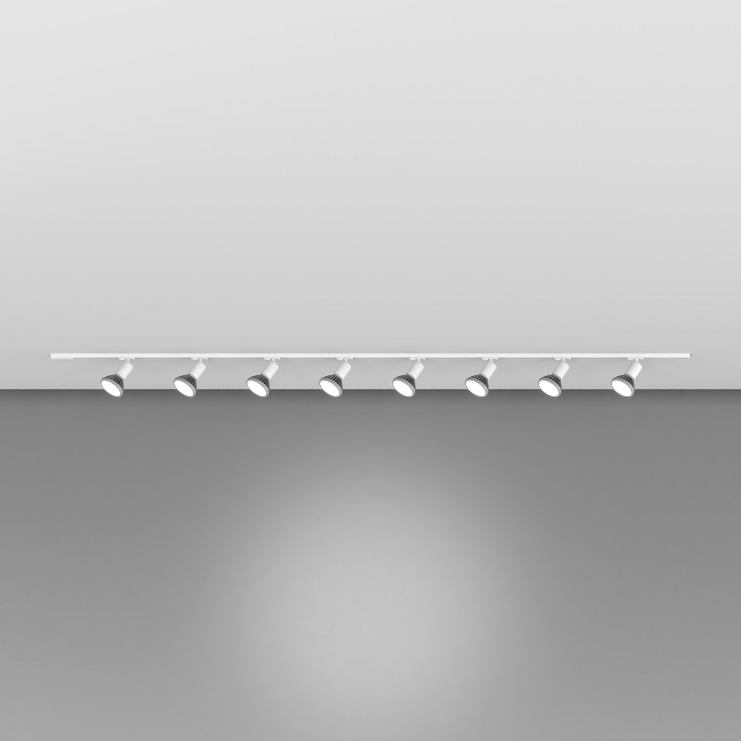 Kit Binario Moderno Mono Amos Kit Metallo Bianco 8 Luci E27