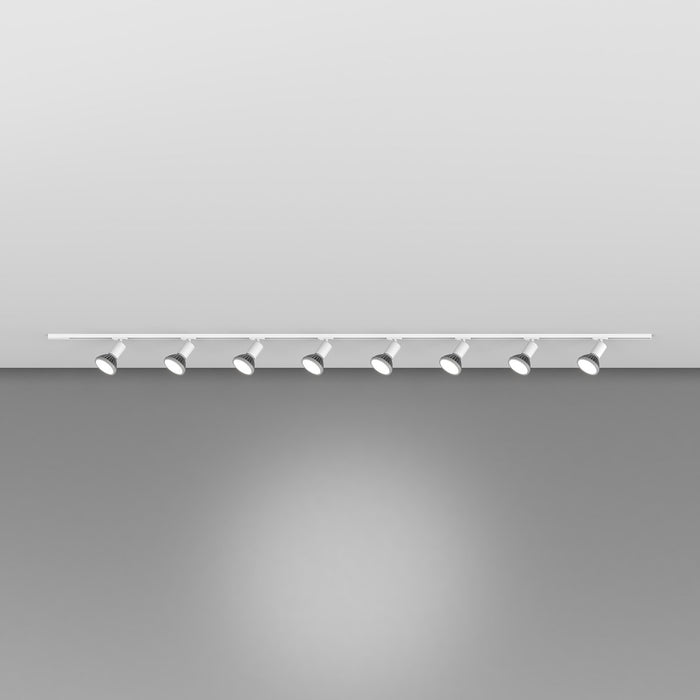 Kit Binario Moderno Mono Amos Kit Metallo Bianco 8 Luci E27