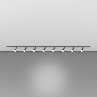 Kit Binario Moderno Mono Amos Kit Metallo Oro 8 Luci E27