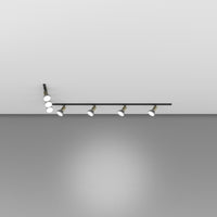 Kit Binario Moderno Mono Amos Kit Metallo Oro 7 Luci E27