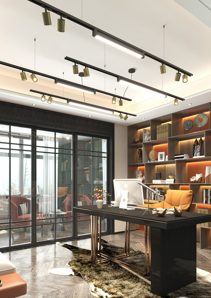 Binario Mono 100Cm Nero Serie Mono