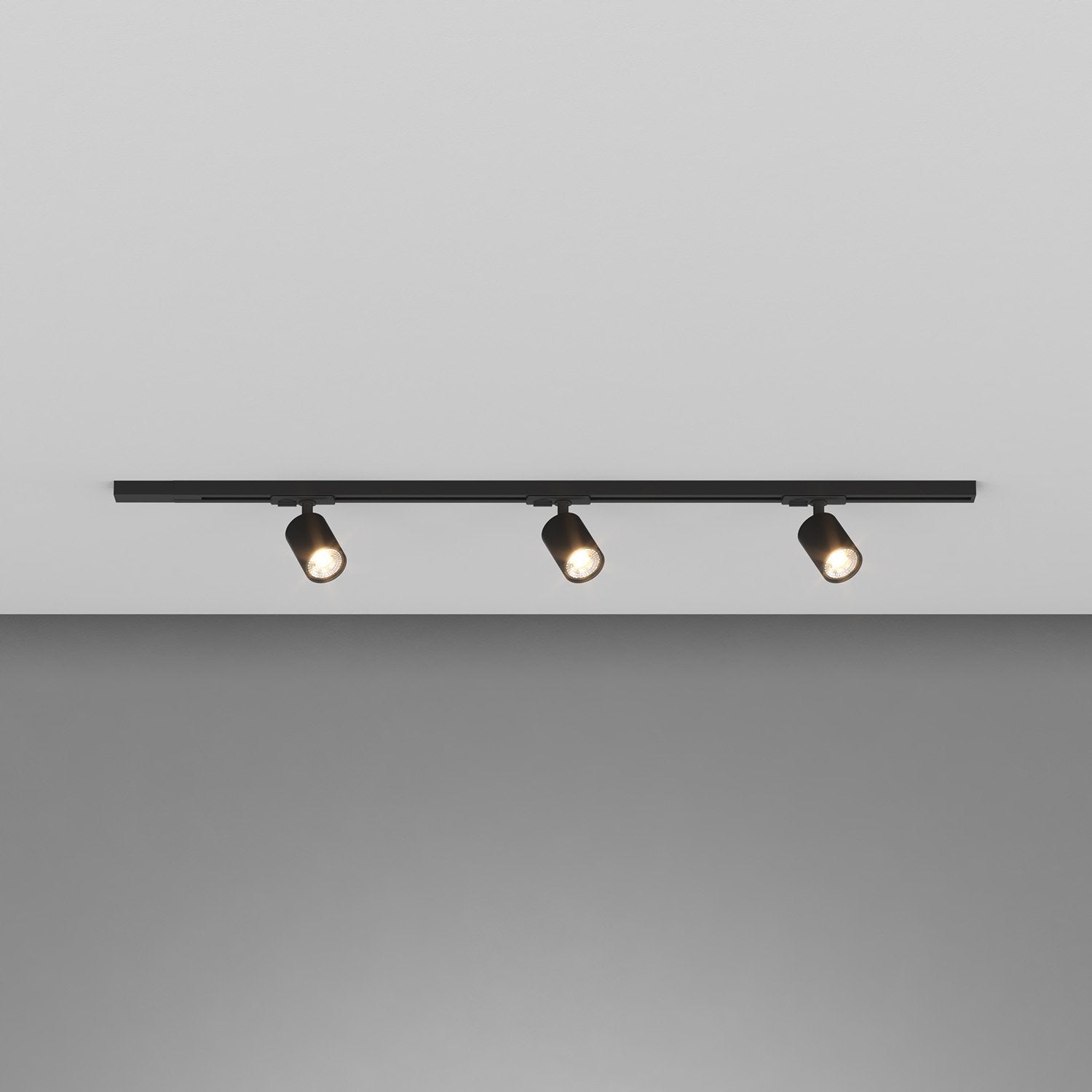 Kit Binario Moderno Mono Yari Kit Metallo Nero 3 Luci Gu10