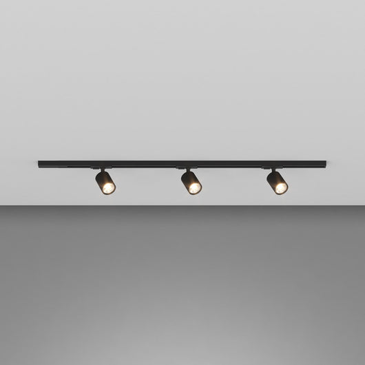Kit Binario Moderno Mono Yari Kit Metallo Nero 3 Luci Gu10