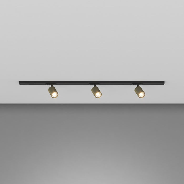 Kit Binario Moderno Mono Yari Kit Metallo Oro 3 Luci Gu10