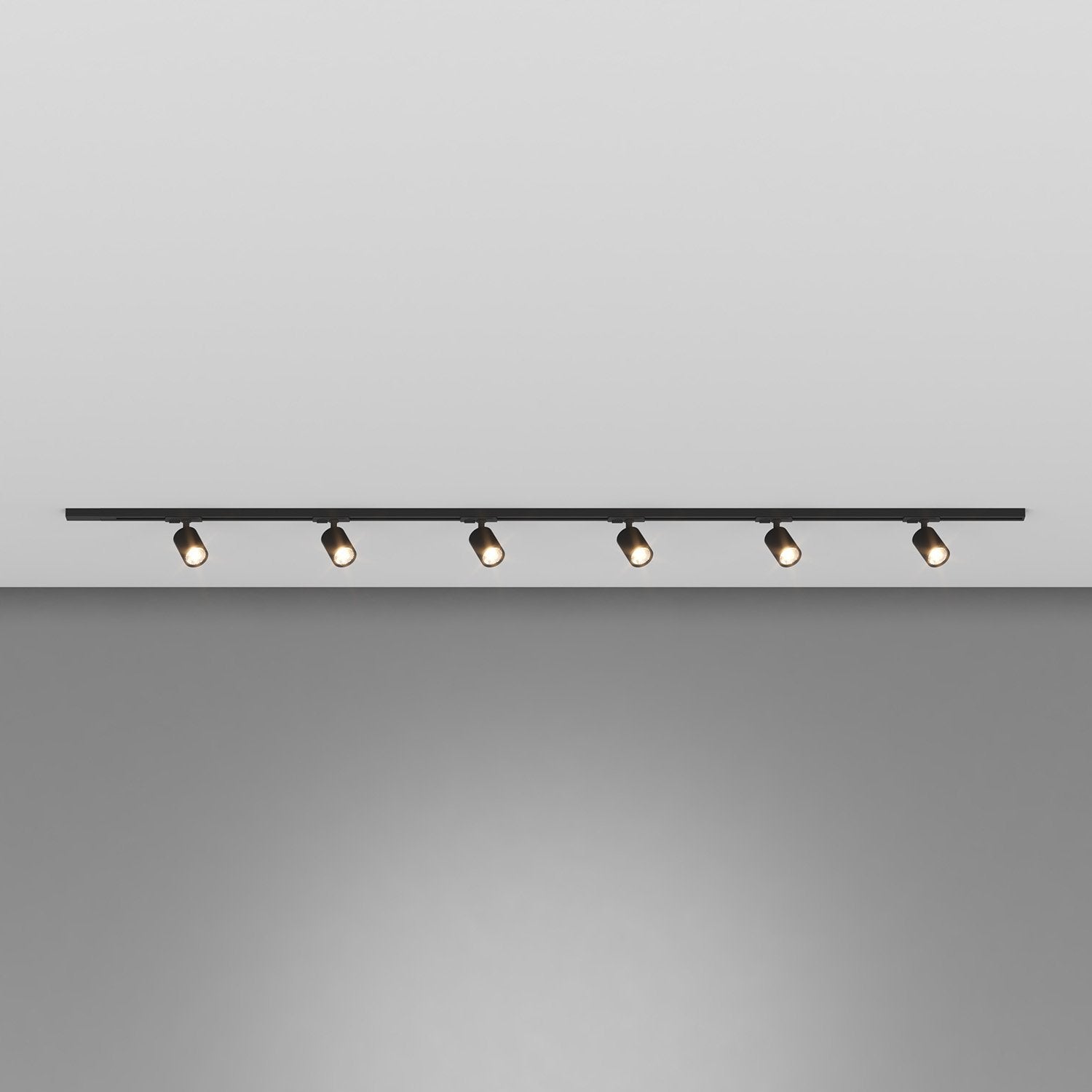 Kit Binario Moderno Mono Yari Kit Metallo Nero 6 Luci Gu10