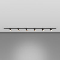 Kit Binario Moderno Mono Yari Kit Metallo Nero 6 Luci Gu10