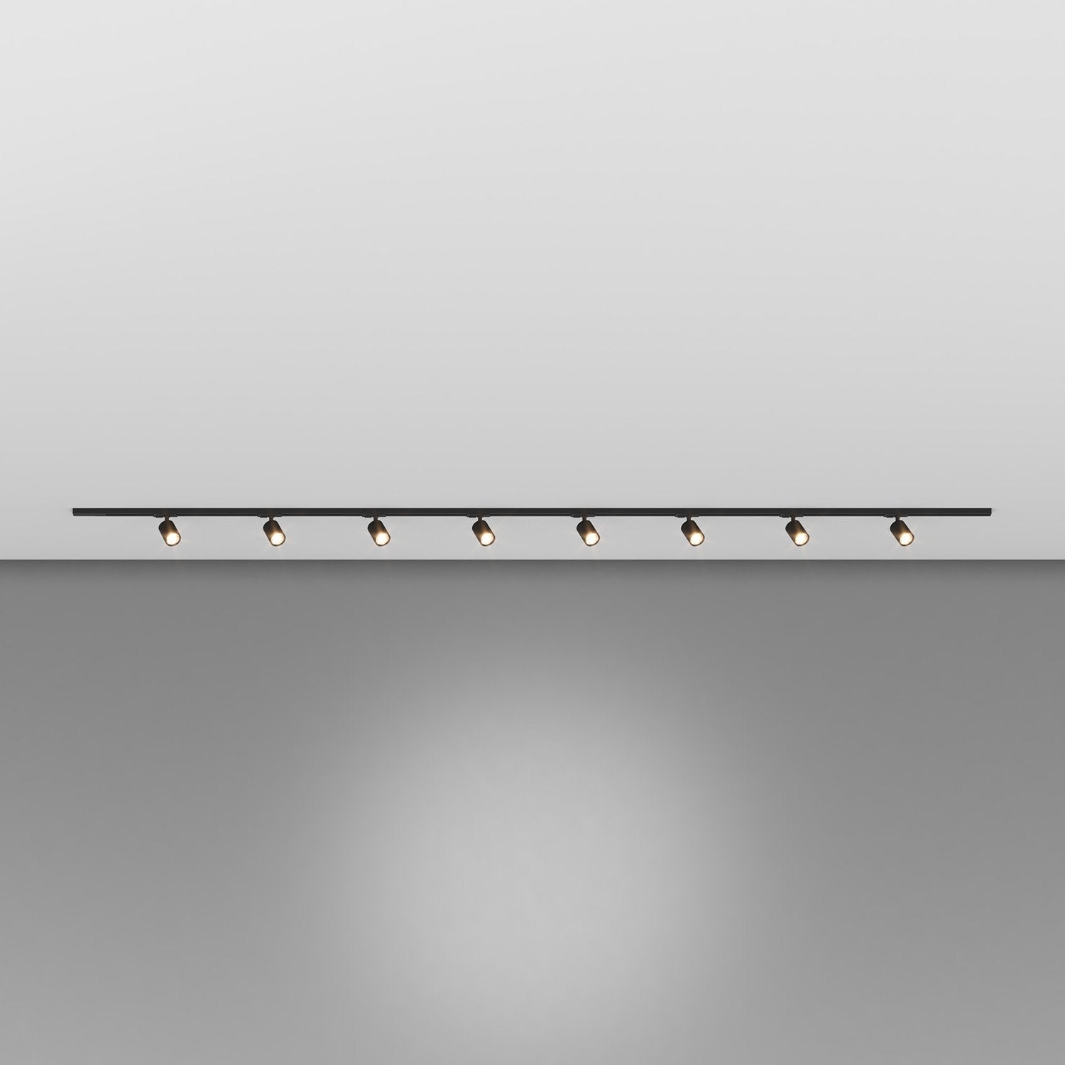 Kit Binario Moderno Mono Yari Kit Metallo Nero 8 Luci Gu10