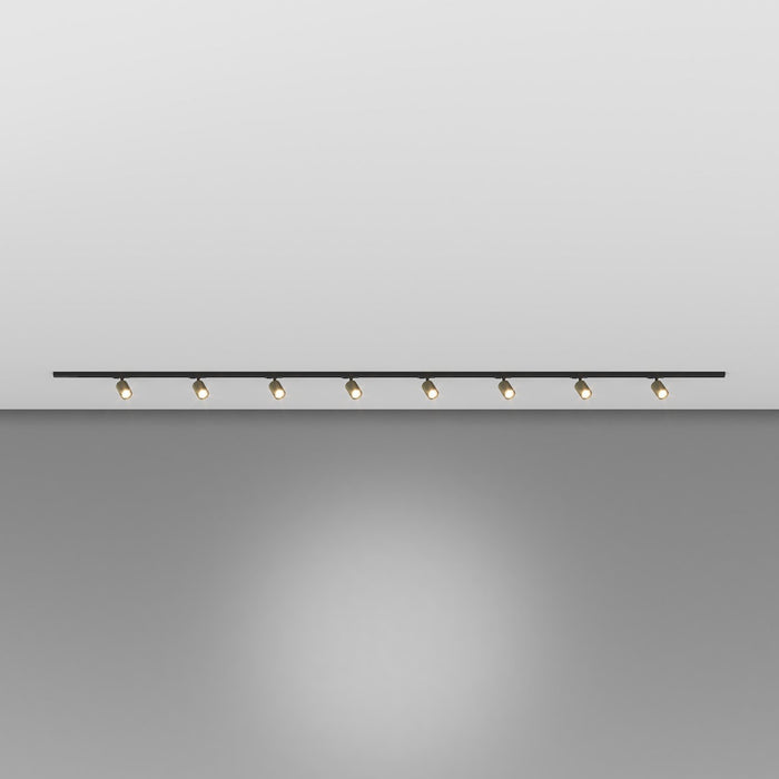 Kit Binario Moderno Mono Yari Kit Metallo Oro 8 Luci Gu10