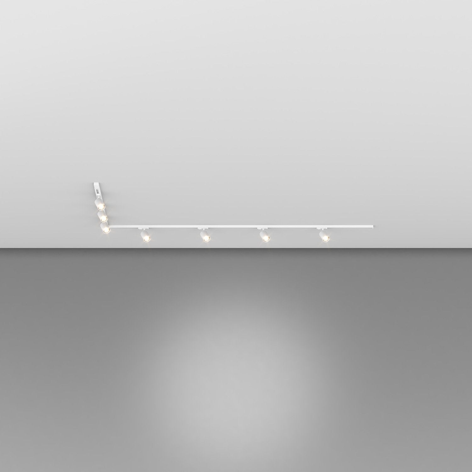 Kit Binario Moderno Mono Yari Kit Metallo Bianco 7 Luci Gu10